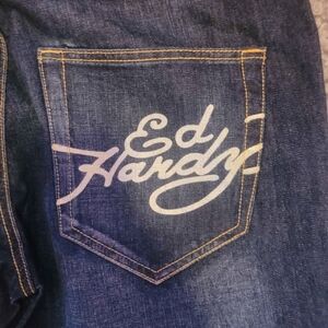 Ed Hardy Jeans size 36 " waist x 45 1/2" length (BraNd New WiTh TagS)